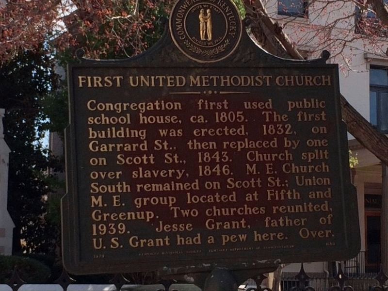 First United Methodist Church Marker (Side A) image. Click for full size.