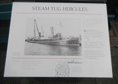 Steam Tug <i>Hercules</i> Marker image. Click for full size.