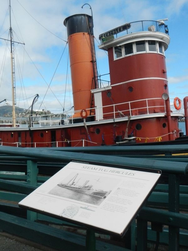 Steam Tug <i>Hercules </i> and Marker image. Click for full size.