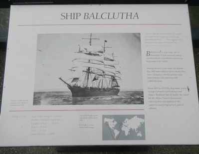 Ship <i>Balclutha</i> Marker image. Click for full size.