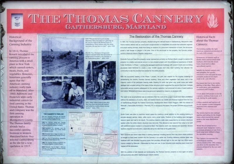 The Thomas Cannery Marker. Click for full size. The Thomas Cannery Marker image. Click for full size.