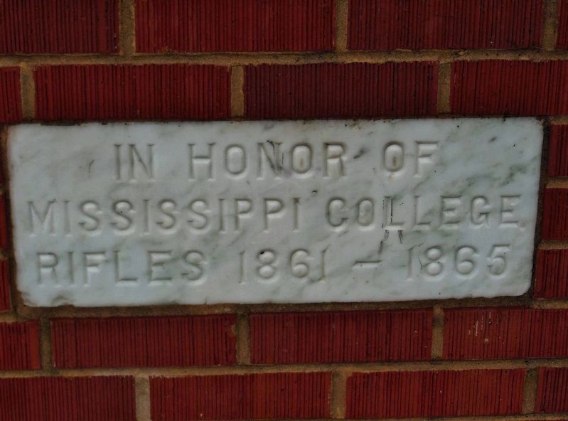Mississippi Rifles Memorial Stone (<b><i>near marker</b></i>) image. Click for full size.