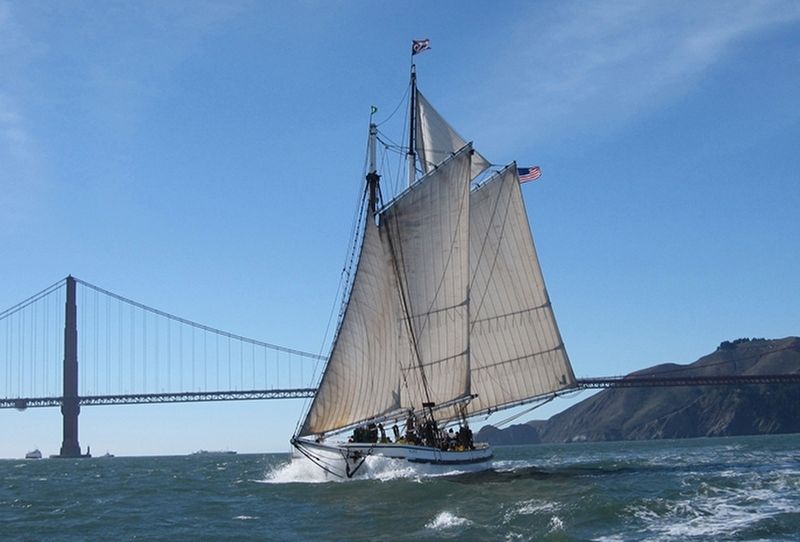 Details about   Alma Schooner Flat-Bottomed San Francisco CA Sailboat Ship Vintage Postcard 