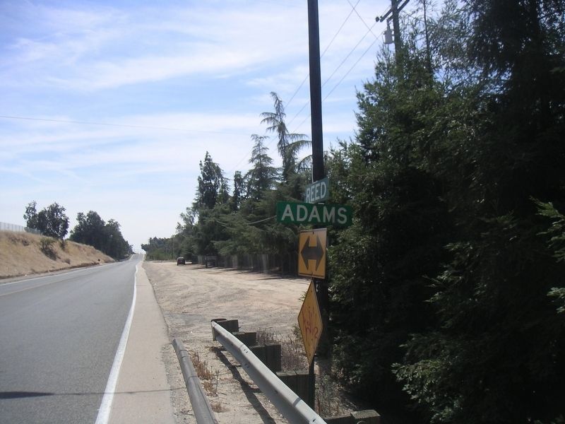 Reed and Adams intersection. Click for full size. Reed and Adams intersection image. Click for full size.