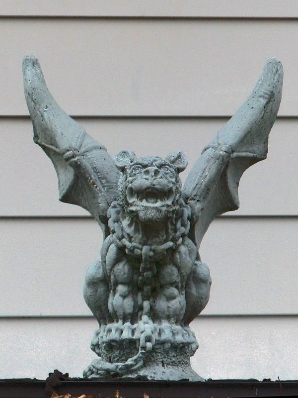 Gargoyle at Meem House. Click for full size. Gargoyle at Meem House image. Click for full size.