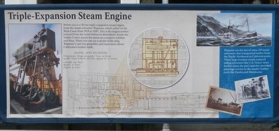 Triple-Expansion Steam Engine Marker. Click for full size. Triple-Expansion Steam Engine Marker image. Click for full size.