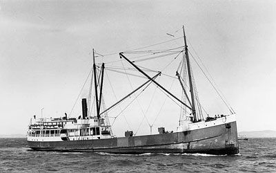 The <i>Wapama</i> circa 1935. Click for full size. The <i>Wapama</i> circa 1935 image. Click for full size.