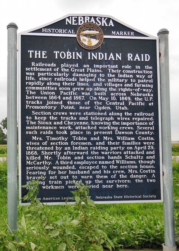 The Tobin Indian Raid Marker image. Click for full size.
