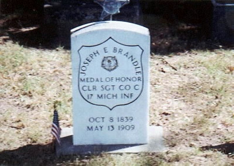 Joseph E. Brandle-grave site image. Click for full size.