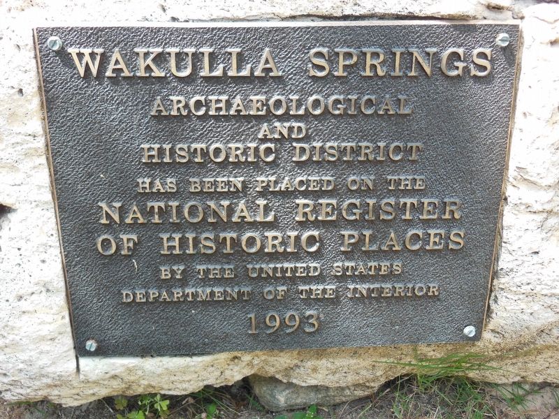 Wakulla Springs Registered Historic Place 1993 image. Click for full size.