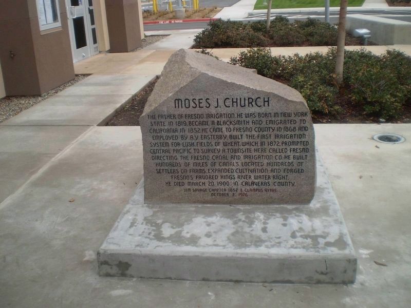 Moses J. Church Marker image. Click for full size.