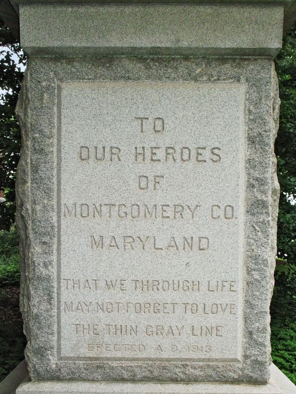 The Confederate Monument Marker. Click for full size. The Confederate Monument Marker image. Click for full size.