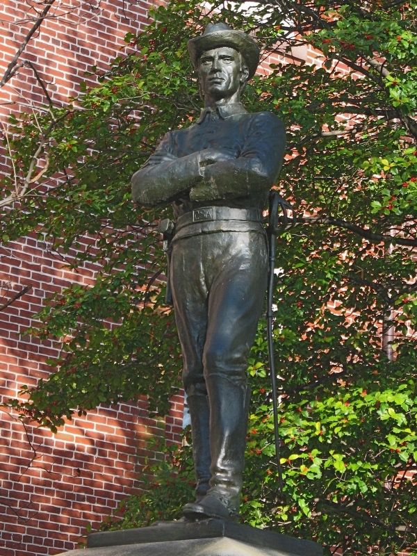 The Confederate Soldier Statue image. Click for full size.