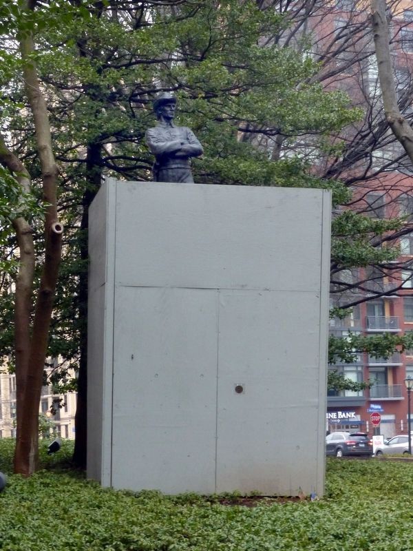 The Confederate Monument Boxed Up. Click for full size. The Confederate Monument Boxed Up image. Click for full size.