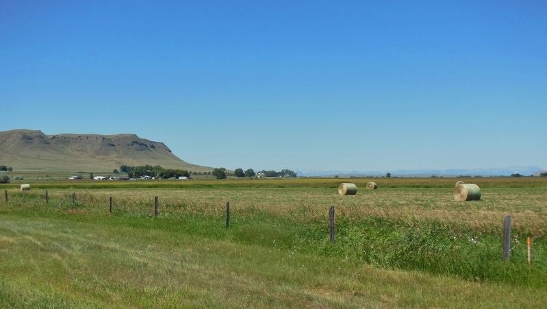 Fort Shaw Landscape (<b><i>view from Montana highway 200</b></i>) image. Click for full size.