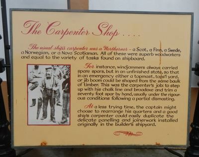 The Carpenter Shop... Marker. Click for full size. The Carpenter Shop... Marker image. Click for full size.