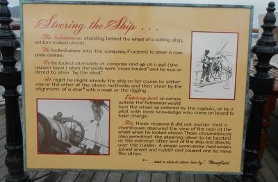 Steering the Ship... Marker image. Click for full size.