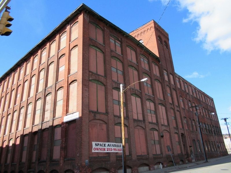 Hopkins & Allen Gun Factory Marker. Click for full size. Hopkins & Allen Gun Factory Marker image. Click for full size.