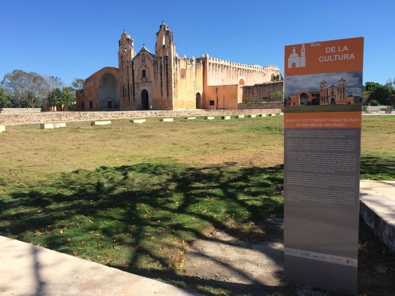 The Franciscan Temple and Ex-Convent of San Miguel Arcngel Marker image. Click for full size.