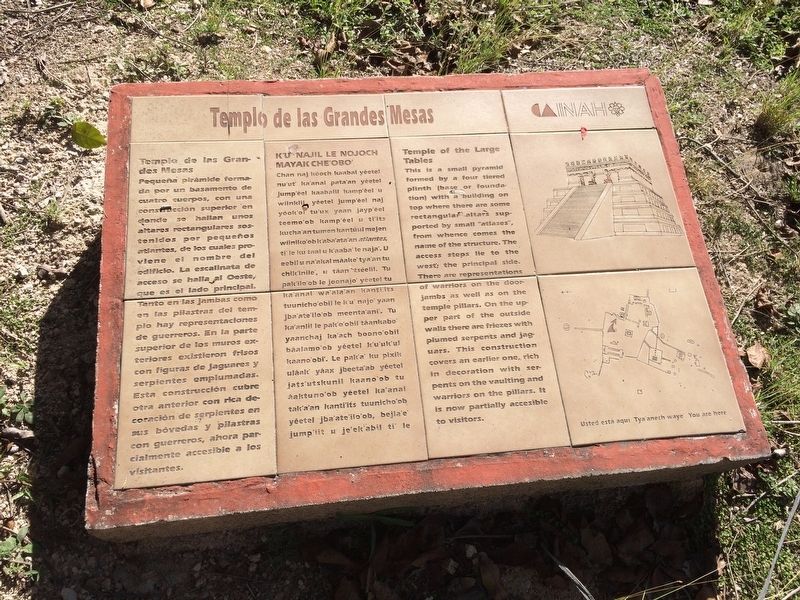 Temple of the Large Tables Marker. Click for full size. Temple of the Large Tables Marker image. Click for full size.