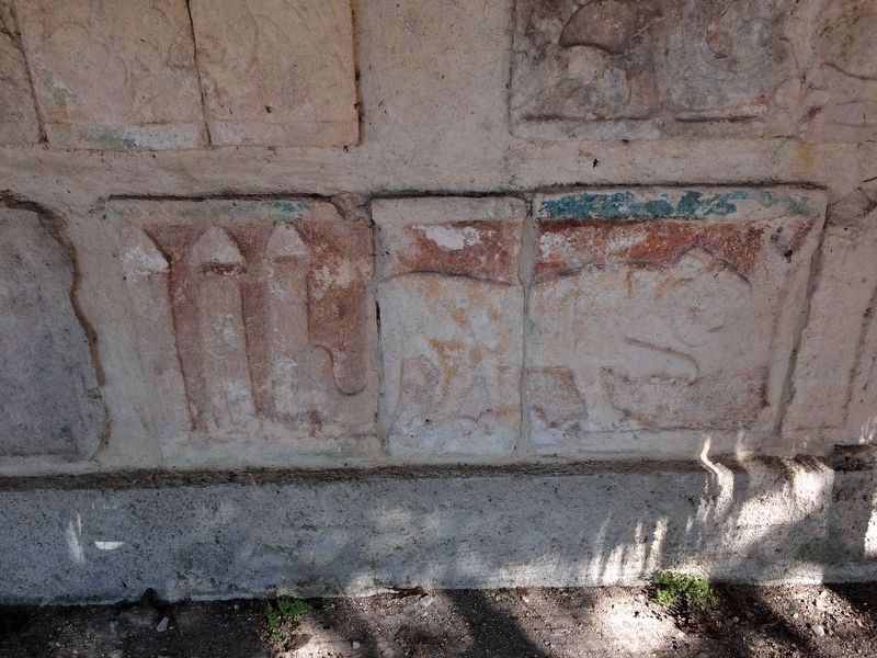 A close view of the frieze from the Temple of the Large Tables. Click for full size. A close view of the frieze from the Temple of the Large Tables image. Click for full size.