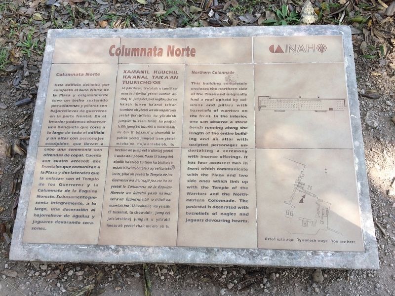 The Northern Colonnade Marker image. Click for full size.