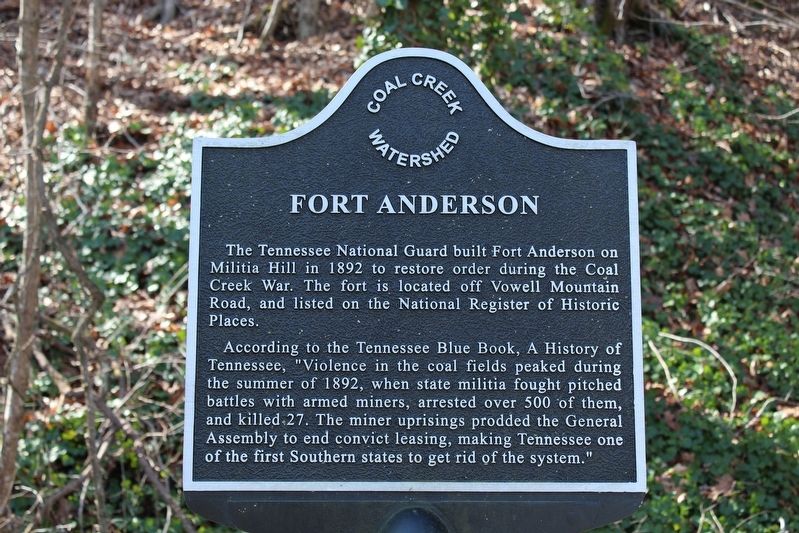 Fort Anderson Marker image. Click for full size.