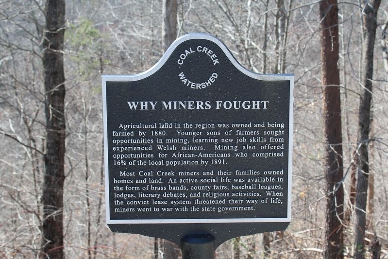 Why Miners Fought Marker image. Click for full size.