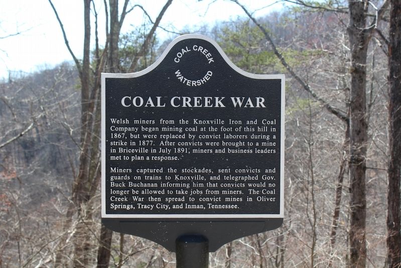 Coal Creek War Marker image. Click for full size.
