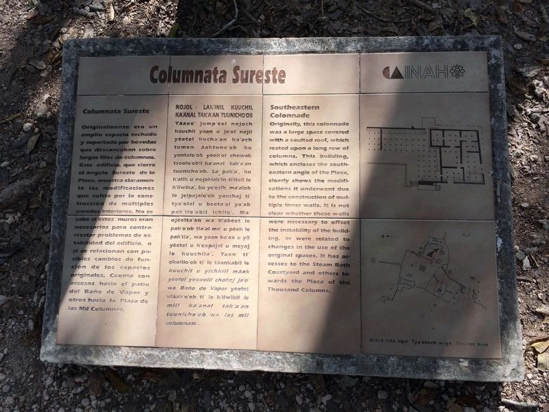 The Southeastern Colonnade Marker image. Click for full size.