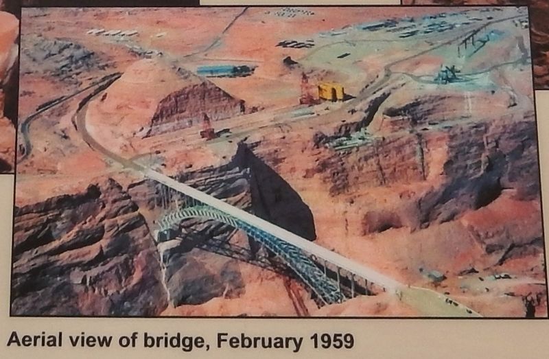 Marker detail: Aerial View of Bridge, February 1959. Click for full size. Marker detail: Aerial View of Bridge, February 1959 image. Click for full size.