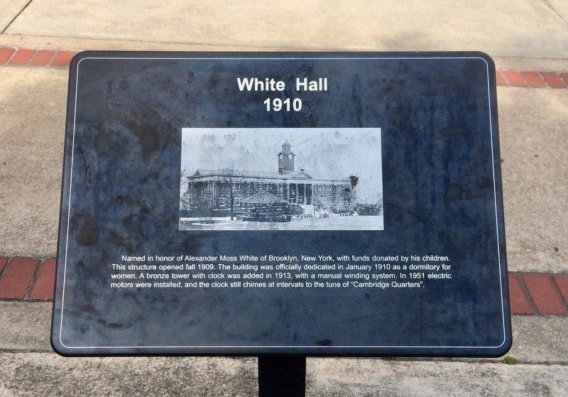 White Hall Marker image. Click for full size.