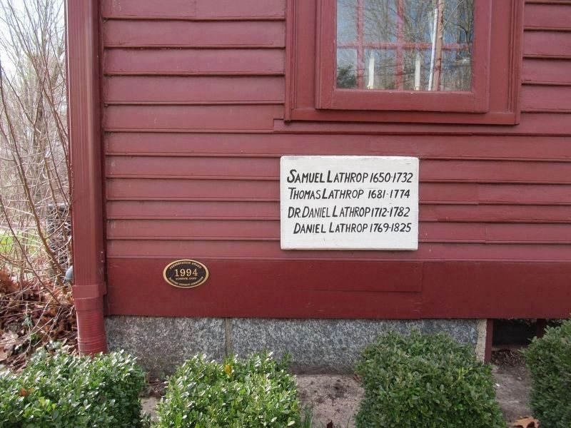 Lathrop Manor Owners' Plaque image. Click for full size.