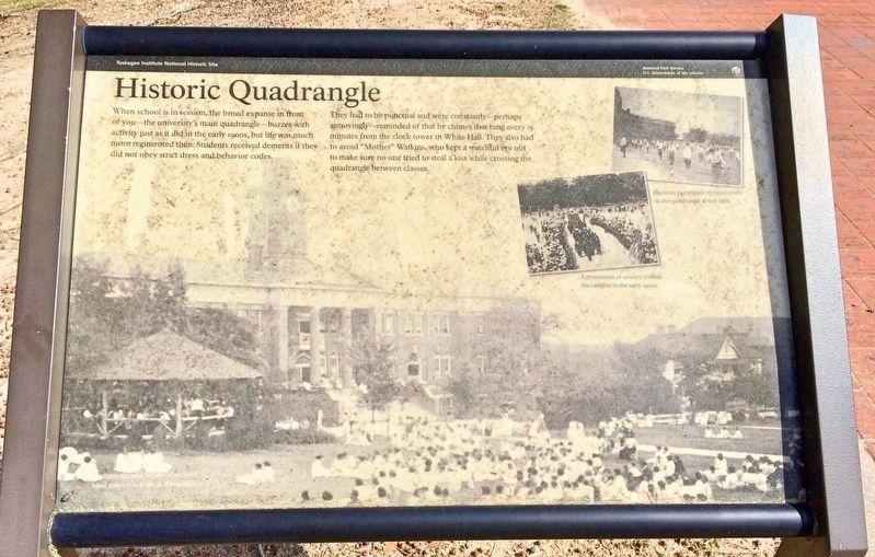 Historic Quadrangle Marker image. Click for full size.
