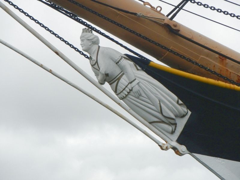 <i>Balclutha</i> Figurehead. Click for full size. <i>Balclutha</i> Figurehead image. Click for full size.
