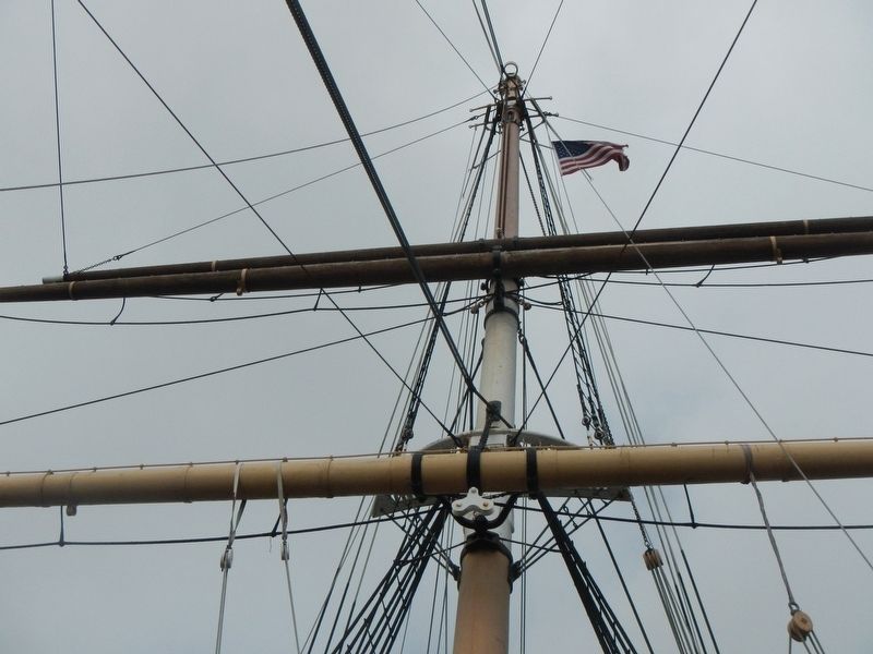 Mizzen Mast. Click for full size. Mizzen Mast image. Click for full size.