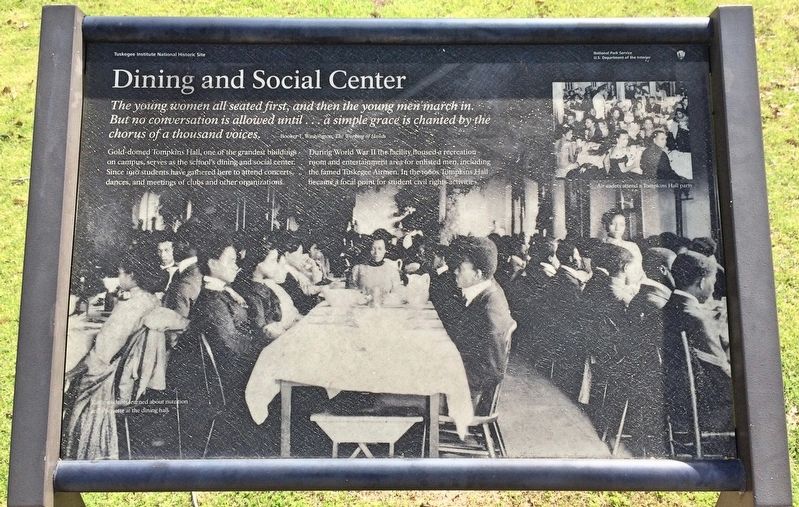 Dining and Social Center Marker image. Click for full size.