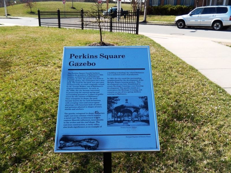 Perkins Square Gazebo Marker image. Click for full size.