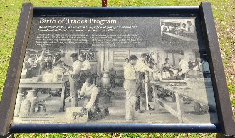 Birth of Trades Program Marker image. Click for full size.