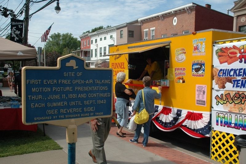 Schoharie Free Movies Marker. Click for full size. Schoharie Free Movies Marker image. Click for full size.