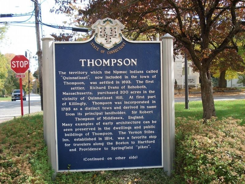 Thompson Marker (Front) image. Click for full size.