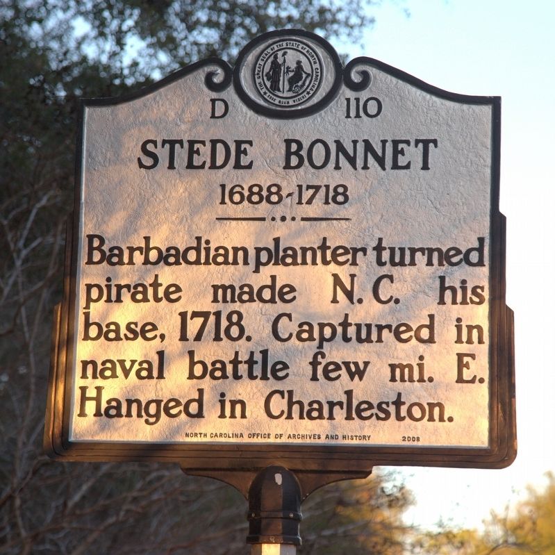 Stede Bonnet Marker image. Click for full size.