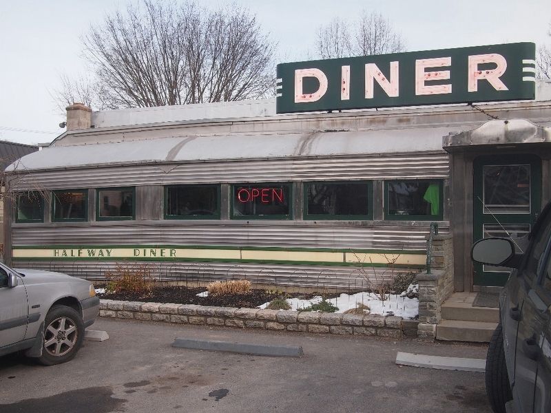 Historic "Village Diner" image. Click for full size.