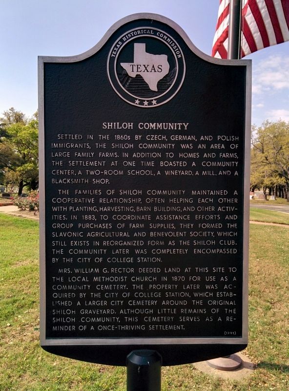 Shiloh Community Marker image. Click for full size.
