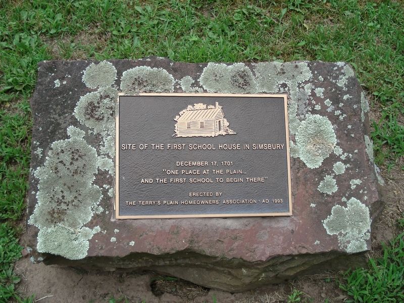 First School House Marker. Click for full size. First School House Marker image. Click for full size.