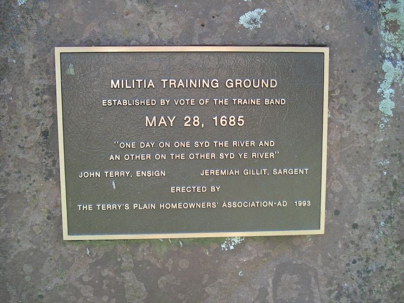 Militia Training Ground Marker. Click for full size. Militia Training Ground Marker image. Click for full size.