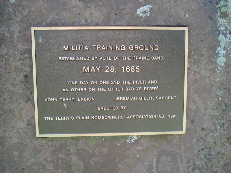 Militia Training Ground Marker image. Click for full size.
