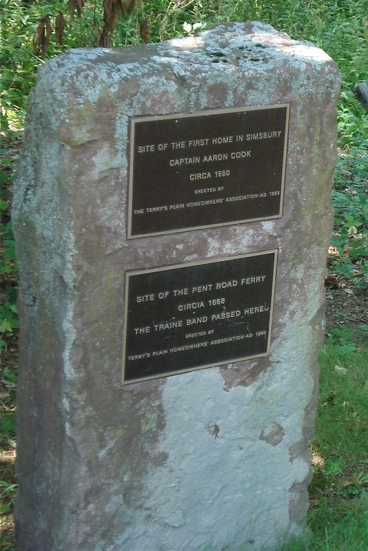 First House and Ferry Marker. Click for full size. First House and Ferry Marker image. Click for full size.