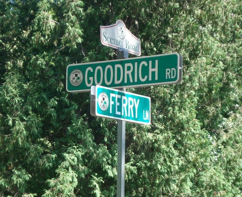 The marker is at the end of Ferry Lane. image. Click for full size.