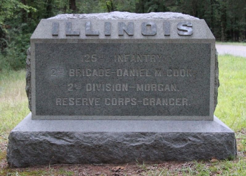 125th Illinois Infantry Regiment Marker image. Click for full size.